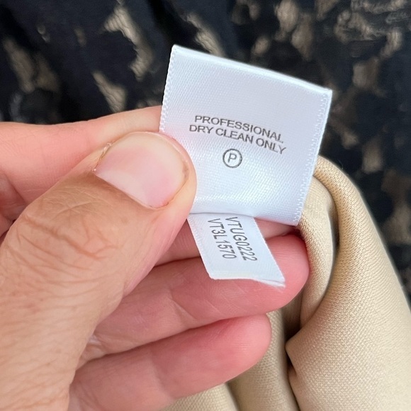 Vicky Tiel | Lace Long Sleeve Midi Dress - Picture 5 of 7